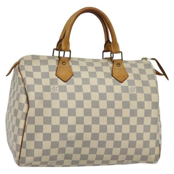 LOUIS VUITTON Damier Azur Speedy 30 Hand Bag - Picture 12 of 16